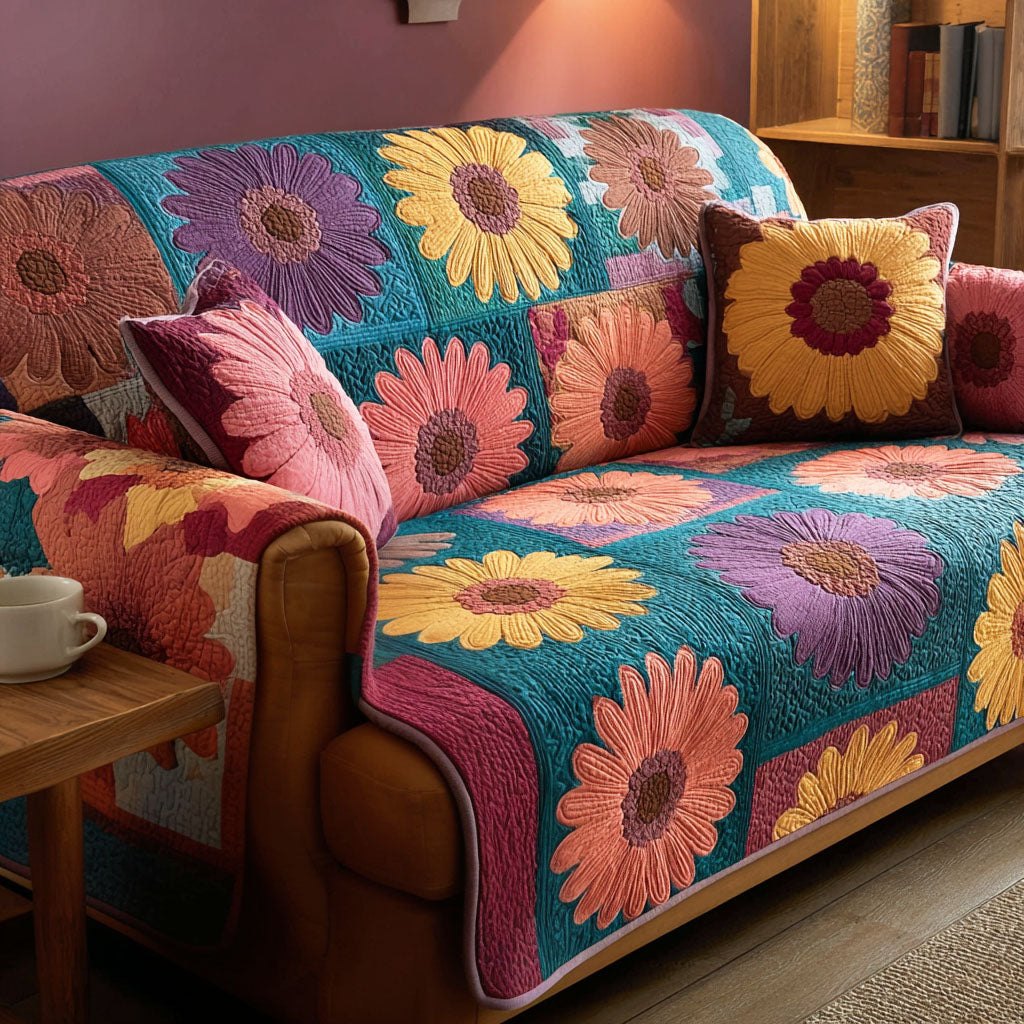 Sweet Daisy Sofa Cover