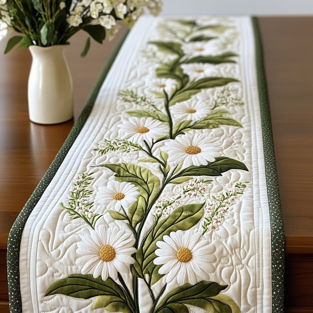 Sweet Daisy Table Runner