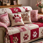 Sweet Pawprints Sofa Cover
