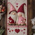 Sweetheart Gnome Pair Table Runner