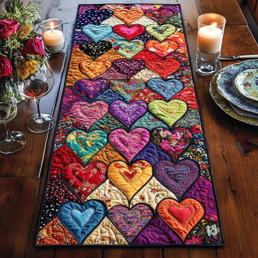 Sweetheart Trail Table Runner
