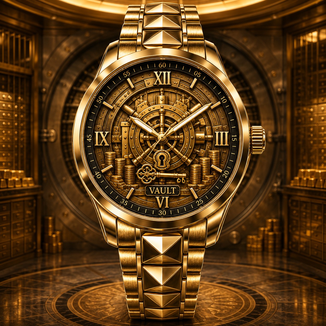 Custom Vault Watch — personalized with a custom name
