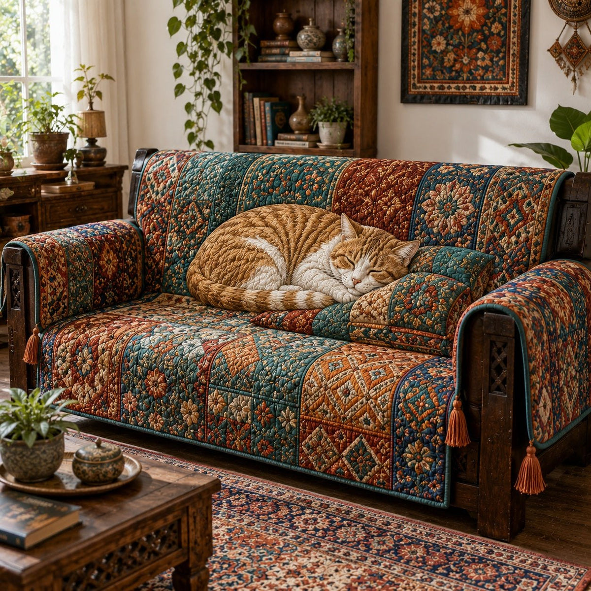 Tabby Mosaic Haven Sofa Cover