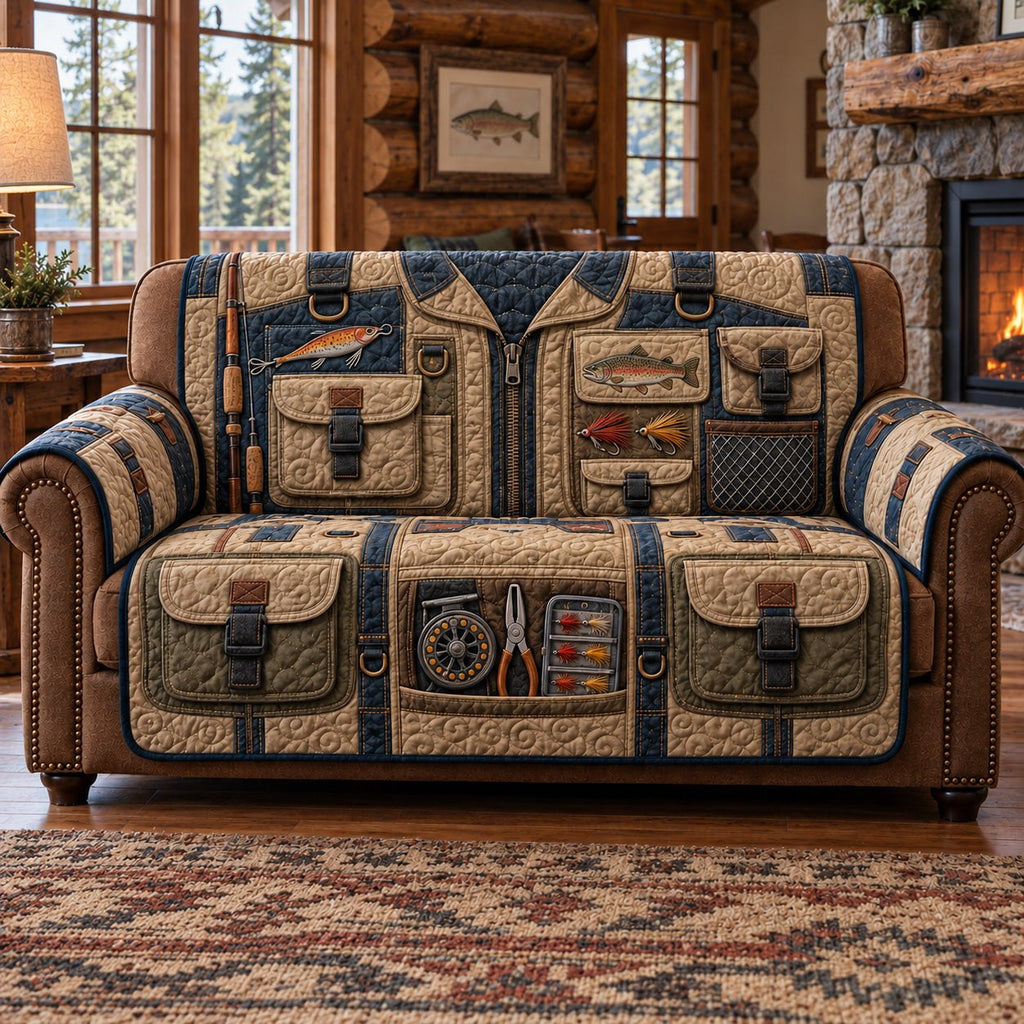 Tactical Angler Vest Sofa Cover