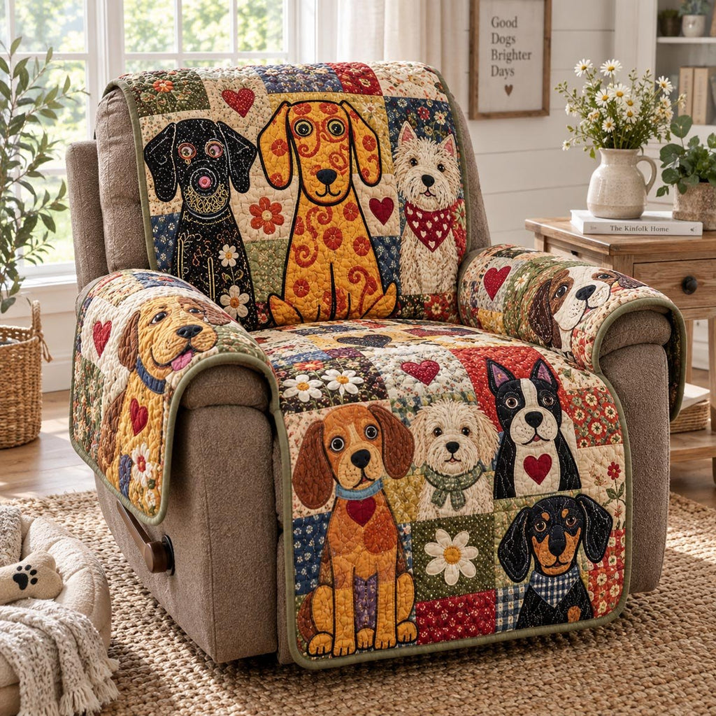 Tall Dog Love Sofa Cover