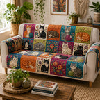 Tangled Yarn Whiskers Sofa Cover