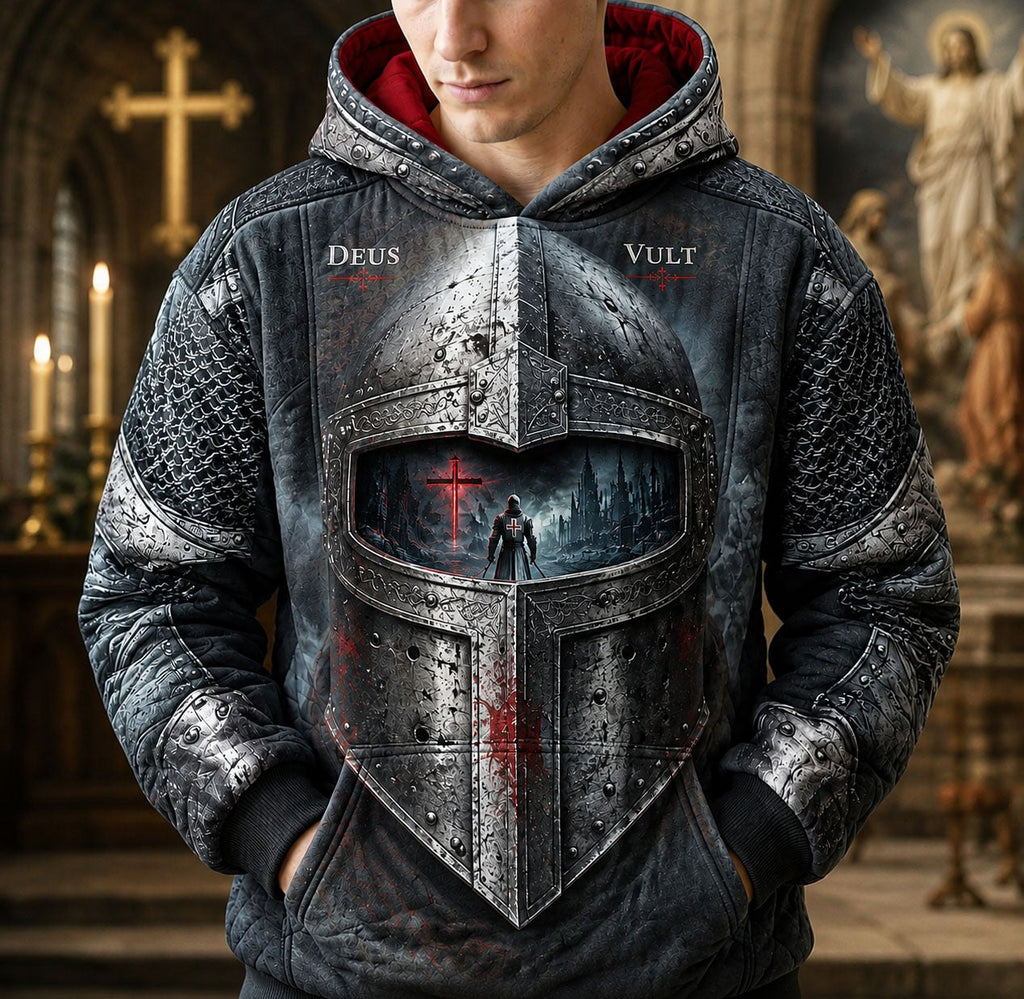 Templar Helmet Vision hoodie, all-over print