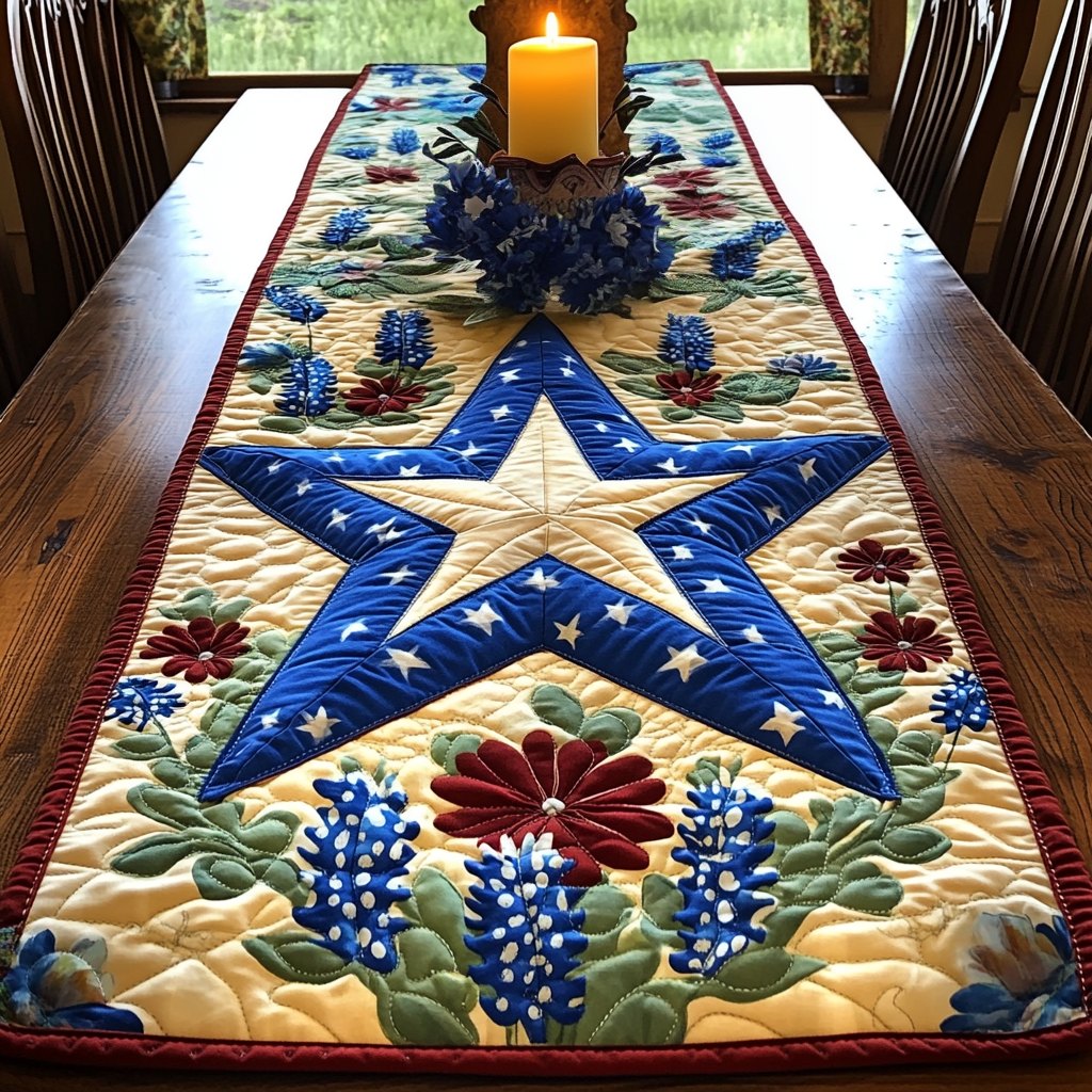 Texas Heart Table Runner