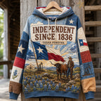 Texas Independence Forever hoodie, all-over print