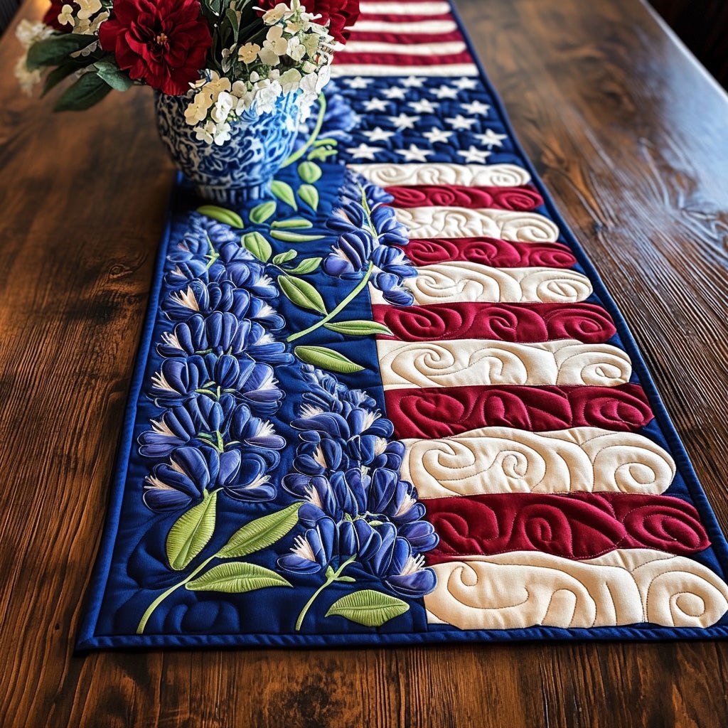 Texas Bluebonnet Table Runner