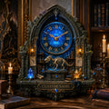 Dragon portal Custom Name Wall Clock — personalized with a custom name