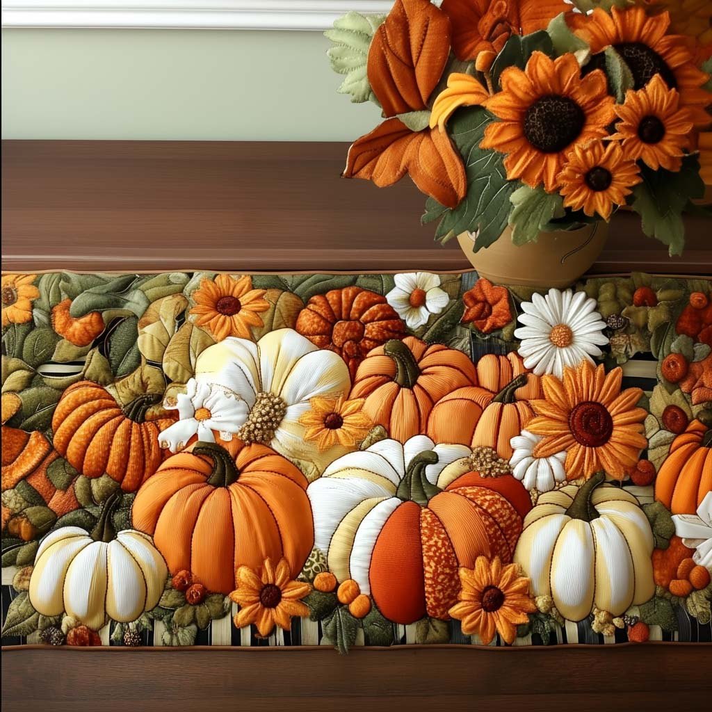 Thankful Hearts Table Runner