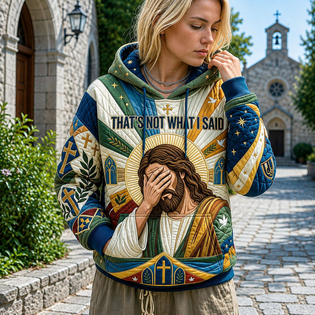 Thats Not What Said hoodie, all-over print