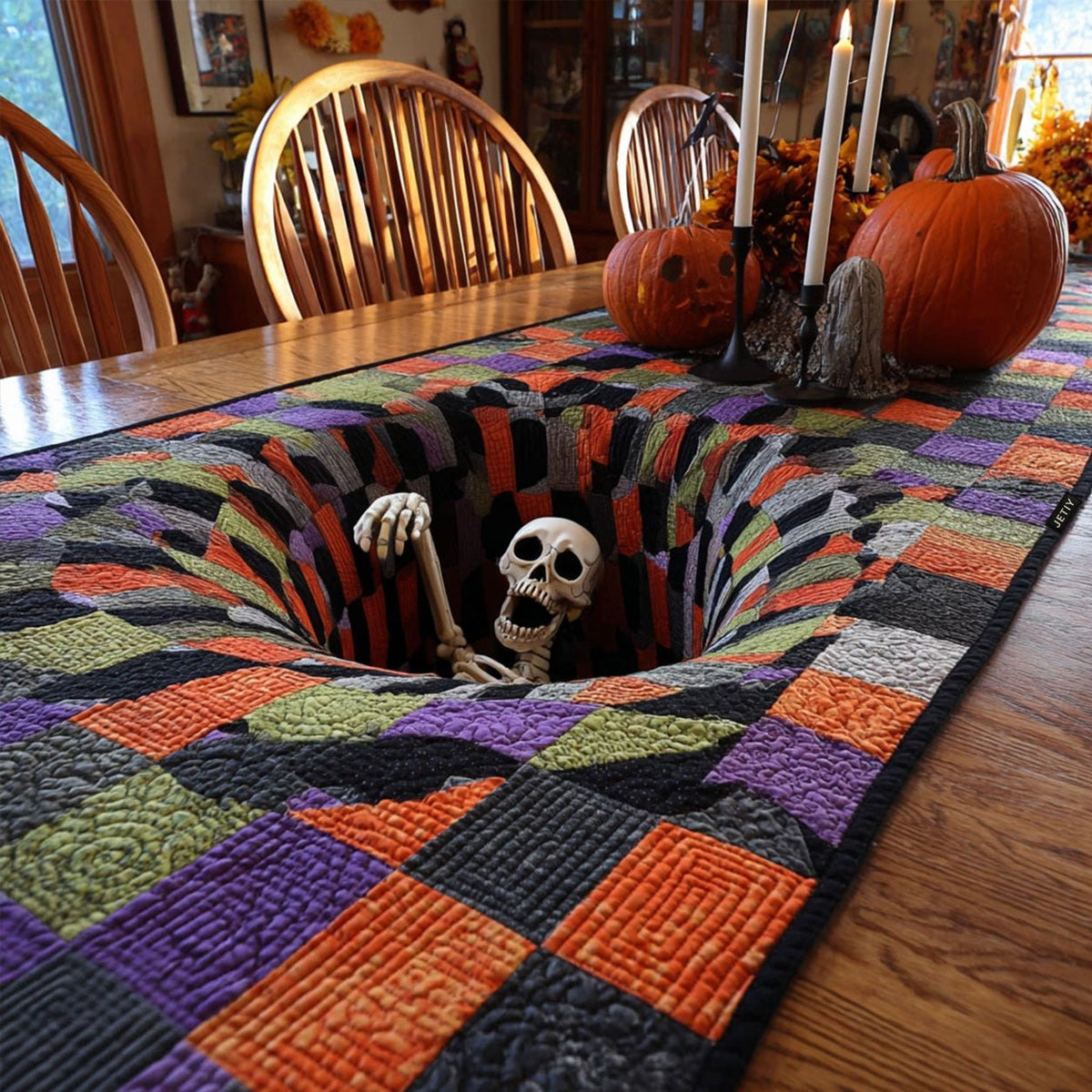 The Endless Drop Place Table Runner
