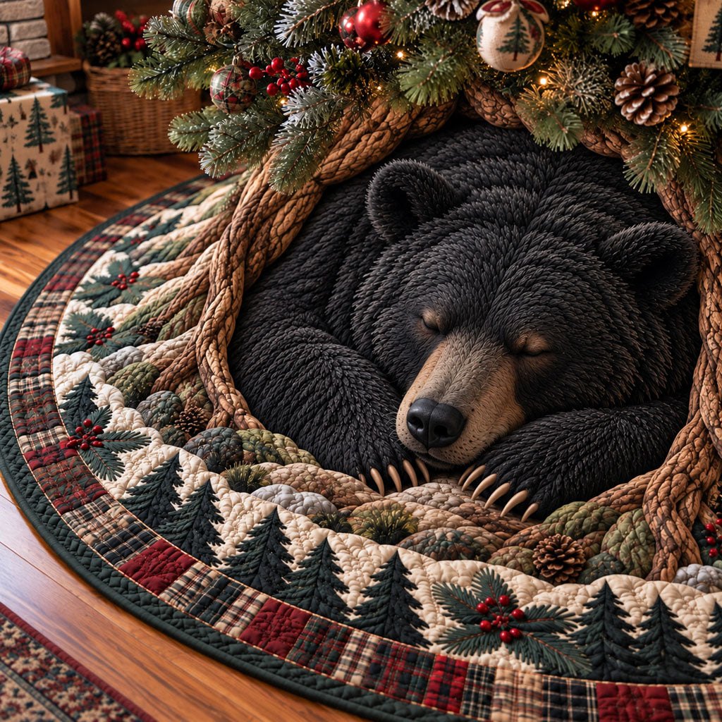 The Hidden Forest Holiday Christmas Tree Skirt