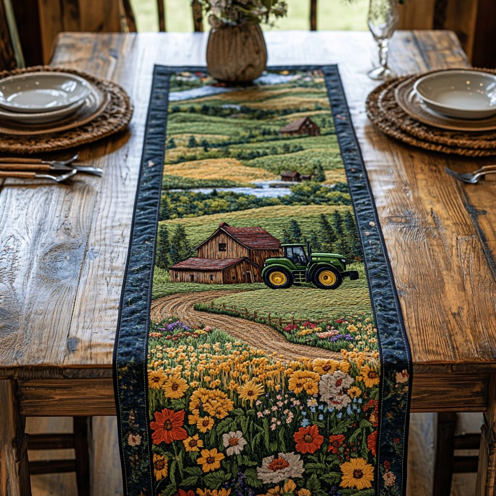 The Plowing Power Table Runner