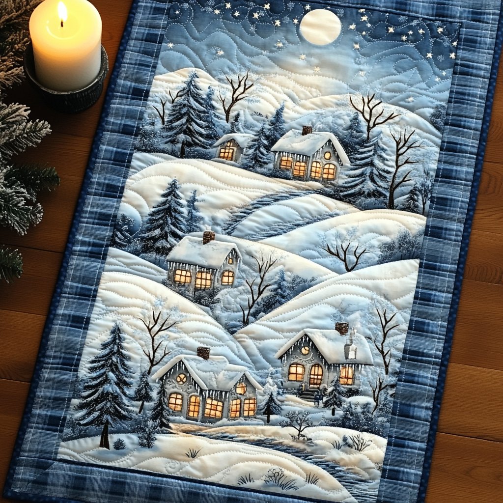 The Quiet Village Table Runner