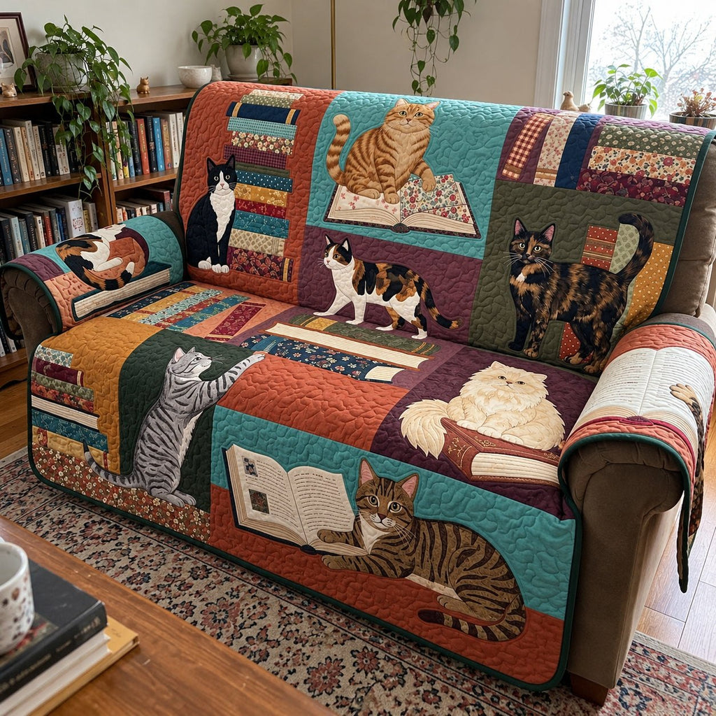 Their Favorite Books Sofa Cover