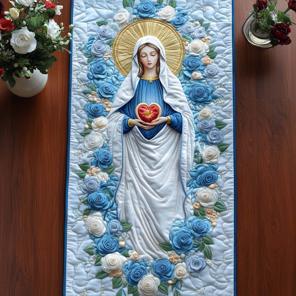 Theotokos Light Table Runner
