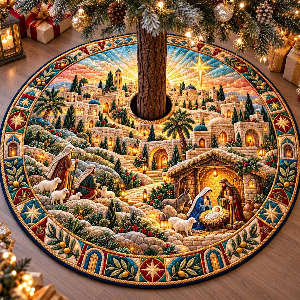 Three Kings Journey Christmas Tree Skirt