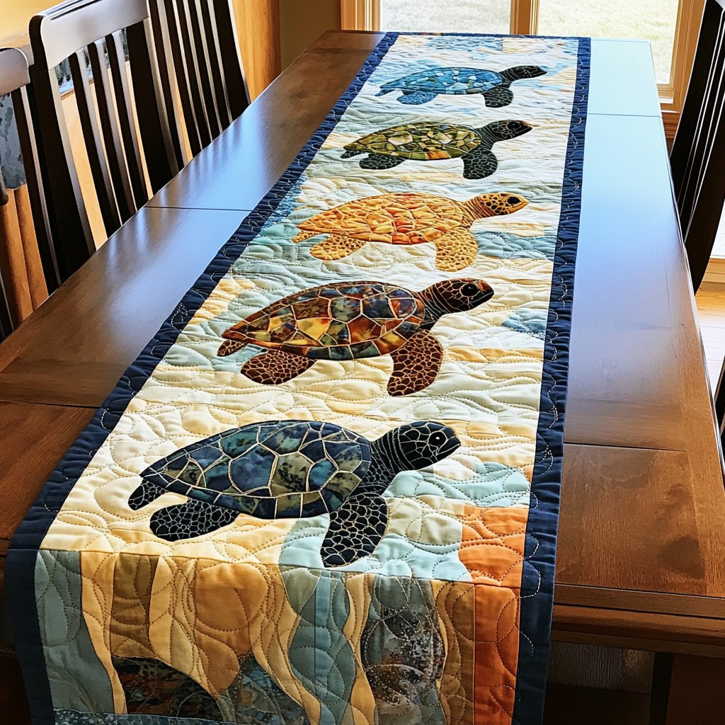Tidal Drifter Table Runner