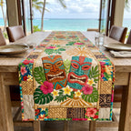 Tiki Breeze Table Runner