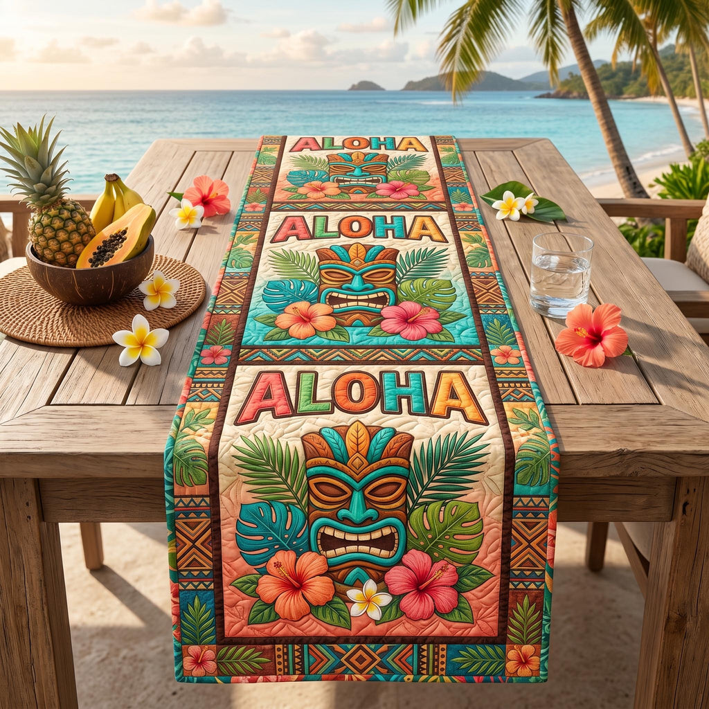 Tiki Essence Table Runner