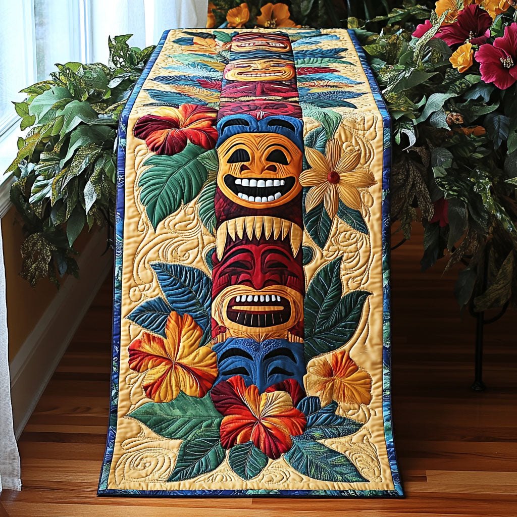 Tiki Reflections Table Runner