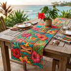Tiki Ritual Table Runner