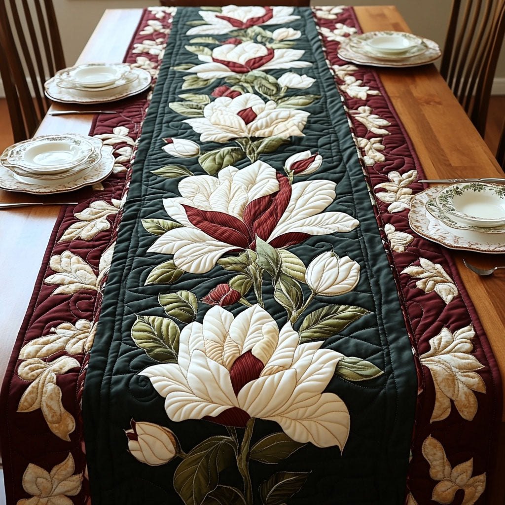 Timeless Blossom Touch Table Runner