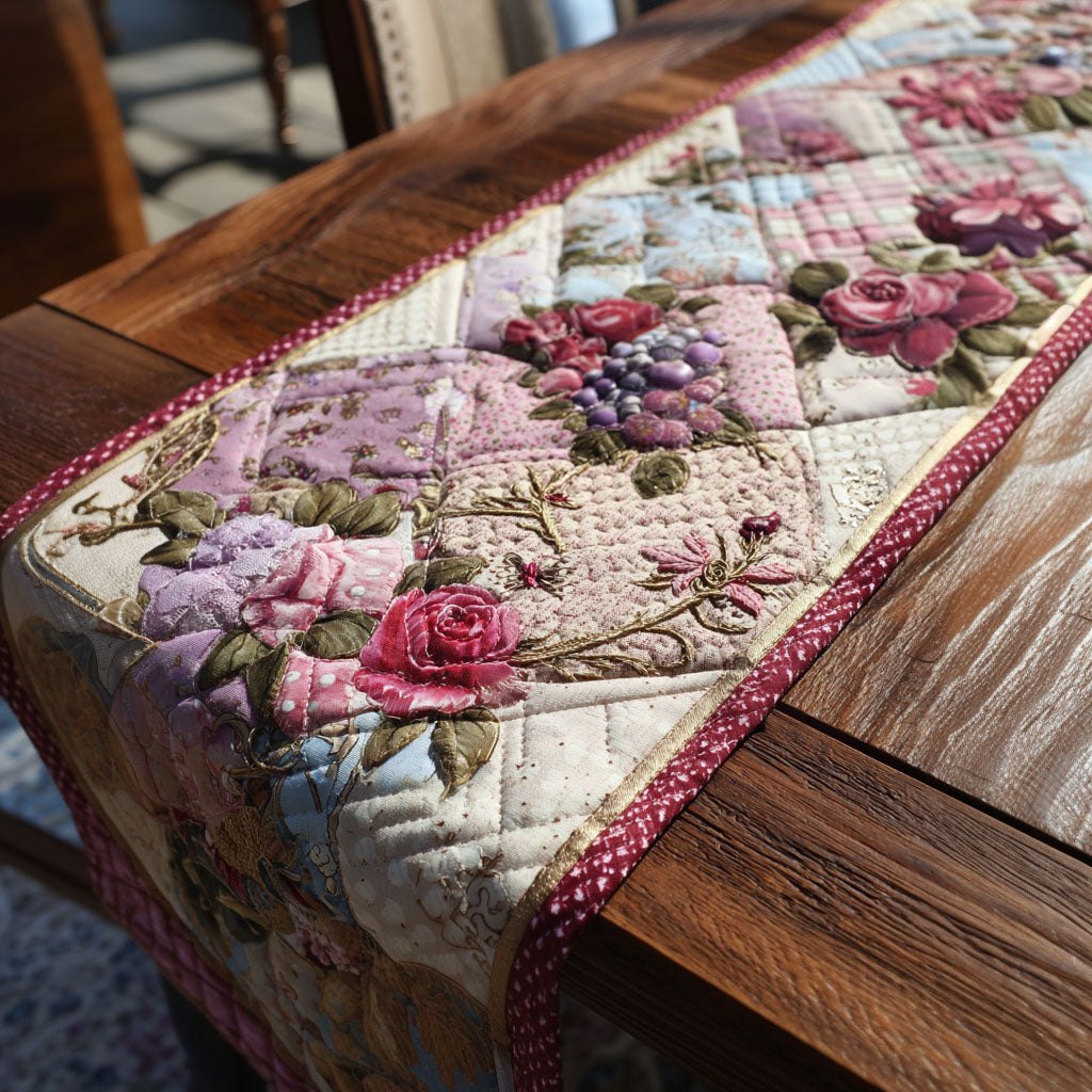 Timeless Floral Table Runner