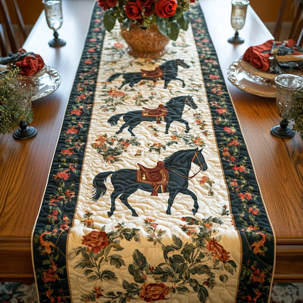 Timeless Gallop Table Runner