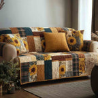 Timeless Sunflowers Sofa Cover