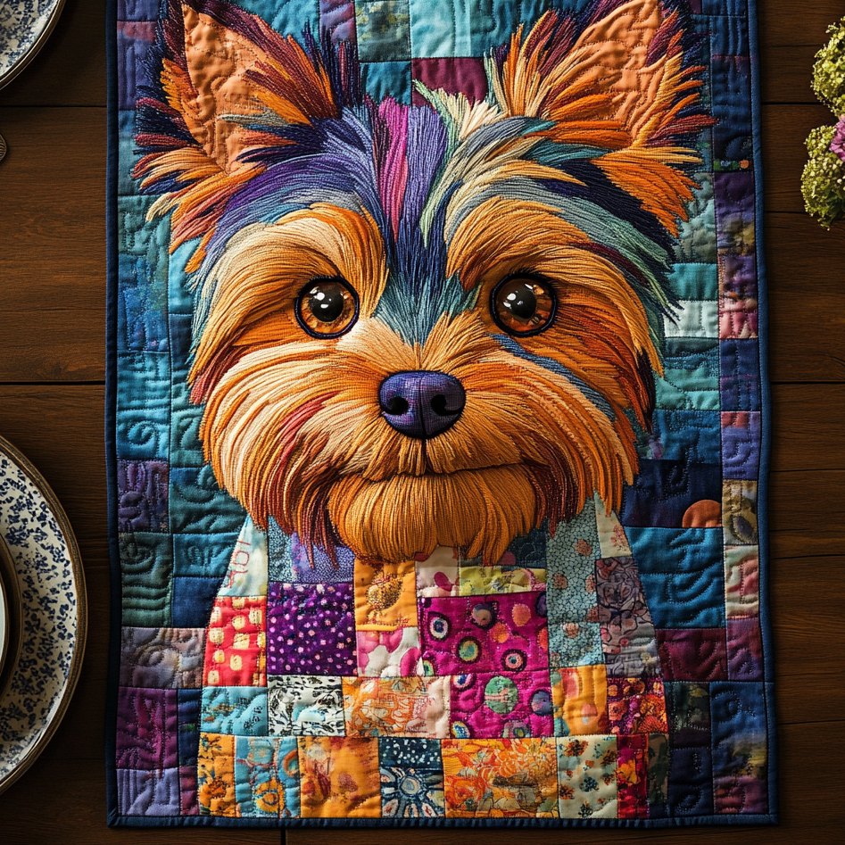 Tiny Terrier Table Runner