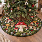 Toadstool Ring Christmas Tree Skirt