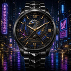 Personalized Cyber Eagle Watch with a custom name set into the design