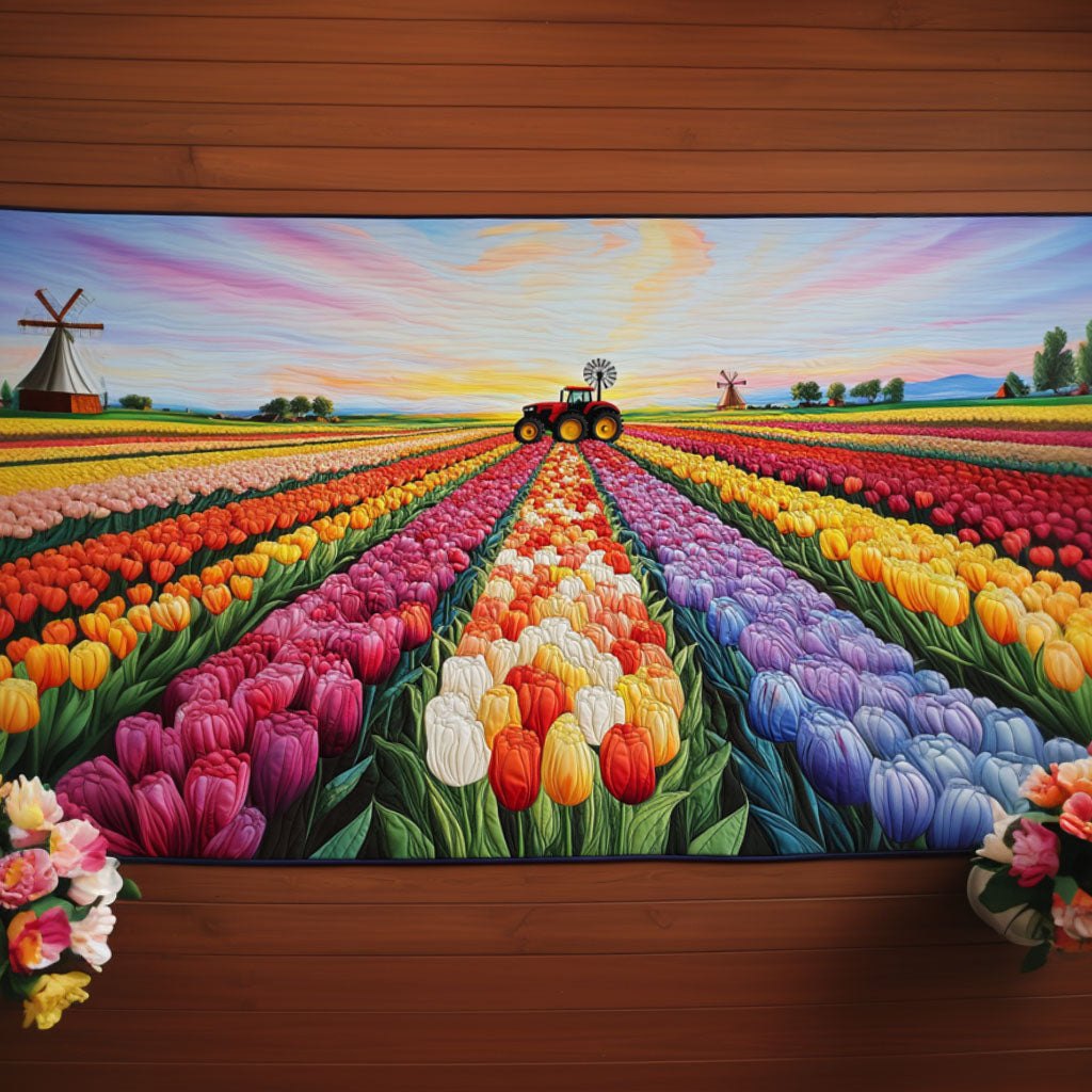 Tractor Field Dream Table Runner