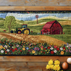 Tractor Tracks Table Runner
