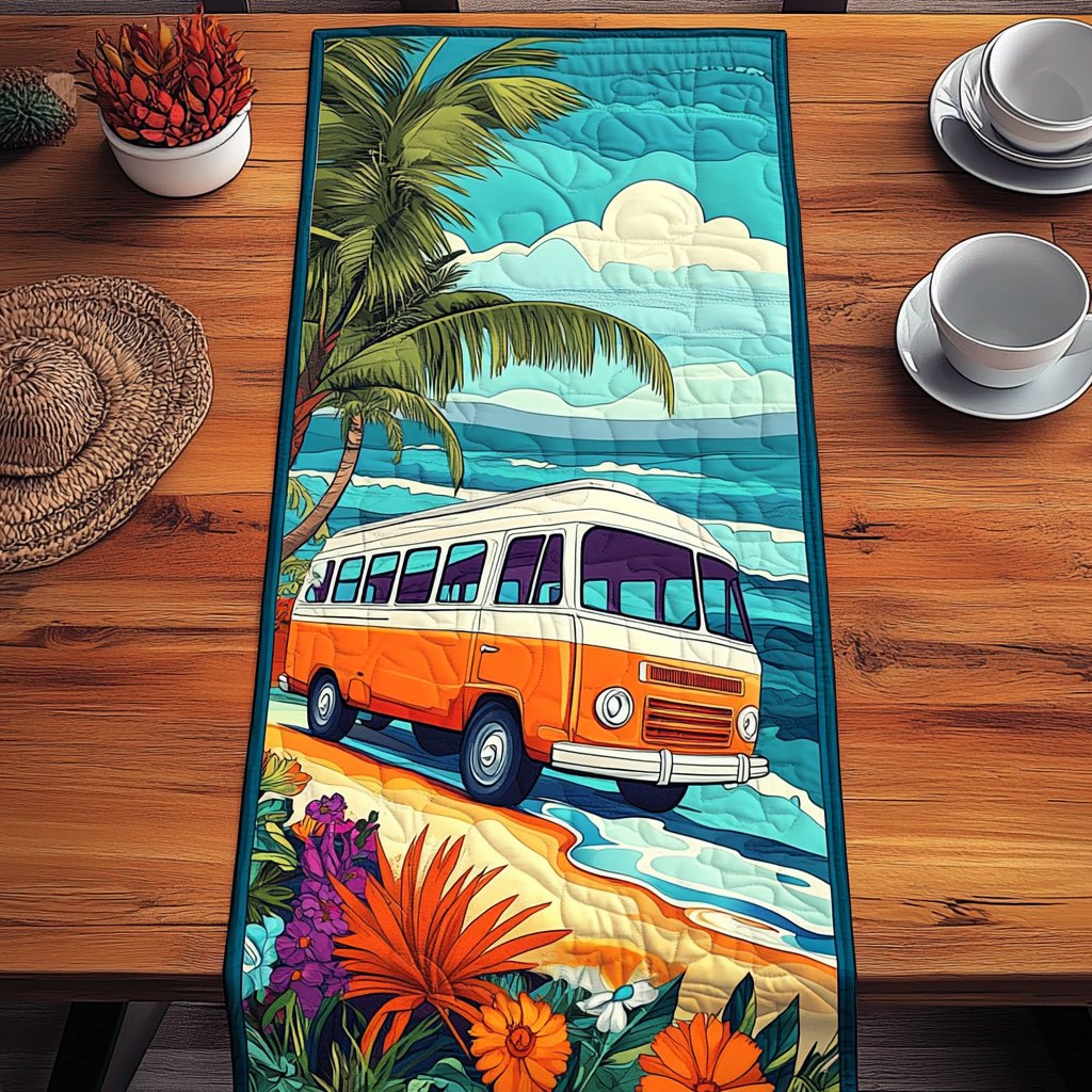 Trails and Tales Beach Table Runner