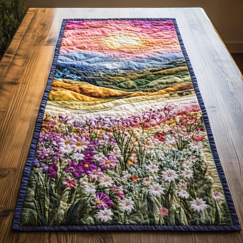 Tranquil Vista Table Runner