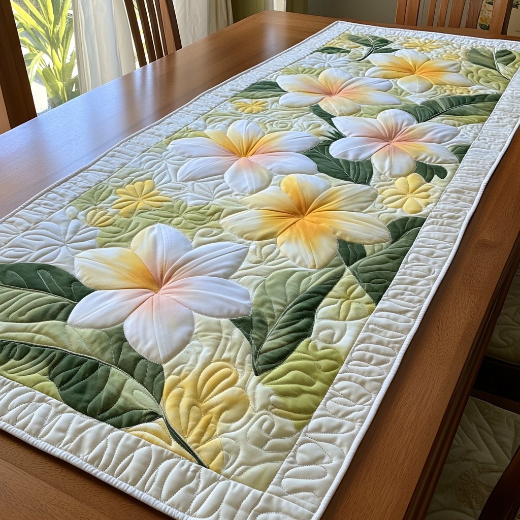 Tropical Blooms Table Runner