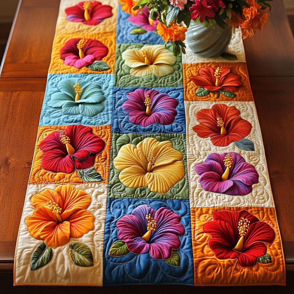 Tropical Patchwork Table Runner