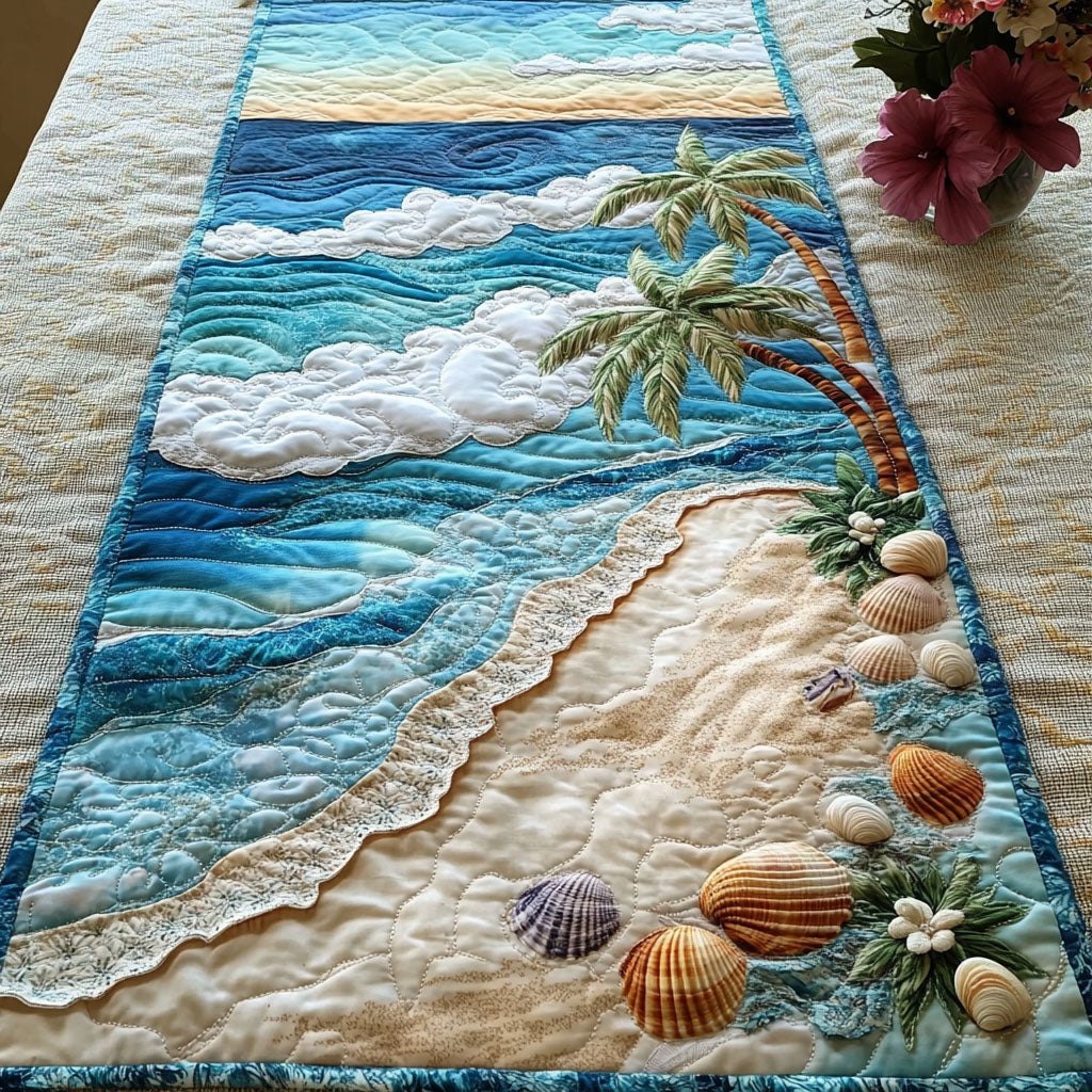 Tropical Shoreline Table Runner