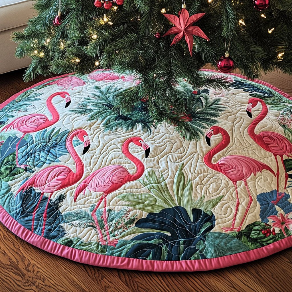 Tropical Symphony Christmas Tree Skirt