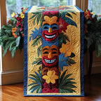 Tropical Totems Table Runner