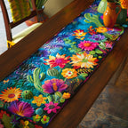 Tropical Cactus Paradise Table Runner