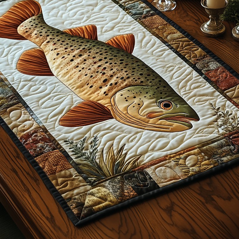 Trout Season Table Runner