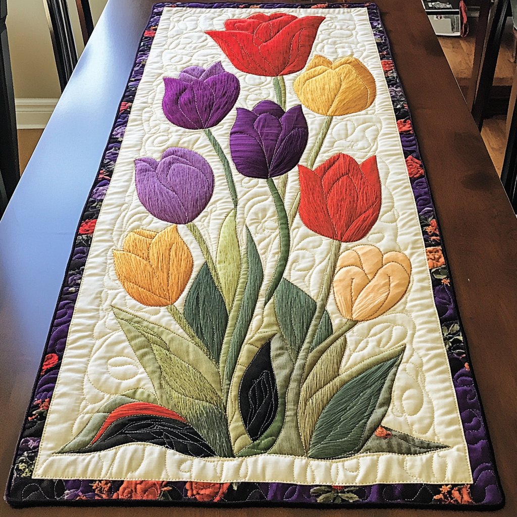 Tulip Serenity Table Runner