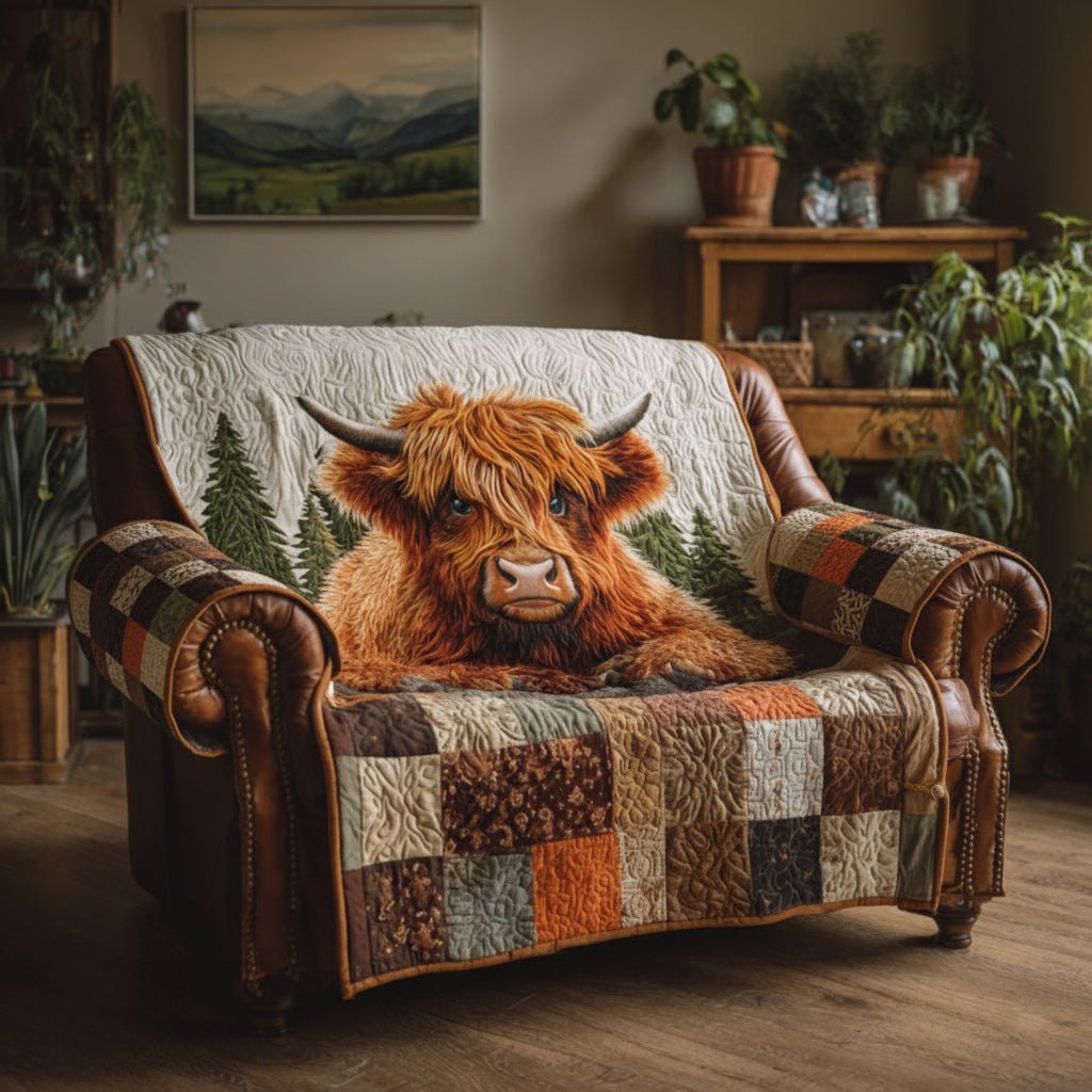 Tundra Highland Calf Sofa Cover
