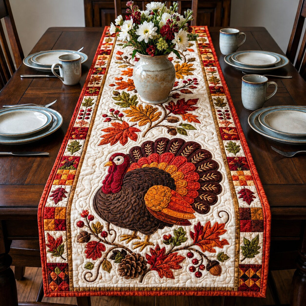 Turkey Golden Harvest Table Runner